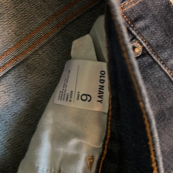OLD NAVY Women’s “The Sweetheart” Dark Wash Bootcut Denim Jeans, Sz 6 Long,EUC. - Picture 6 of 7